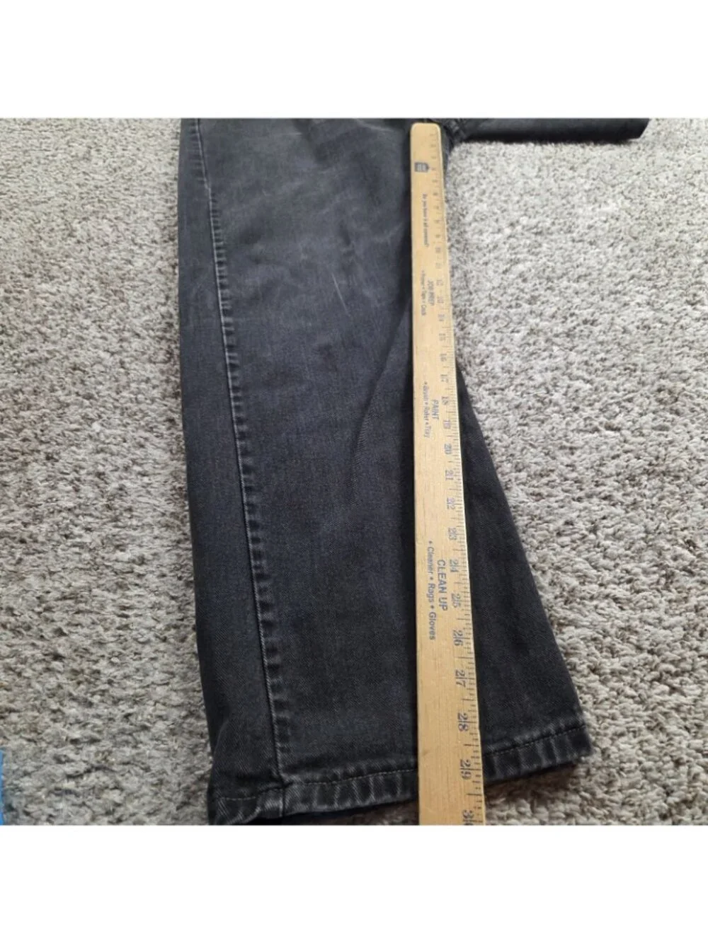 Vintage Levis Jeans Mens 40x30 Regular Straight Denim Black 505 Dark Wash
